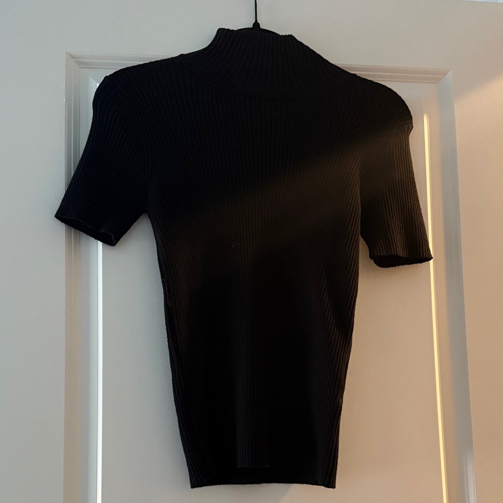 Priceless - Whitley Black Knit Turtleneck Top